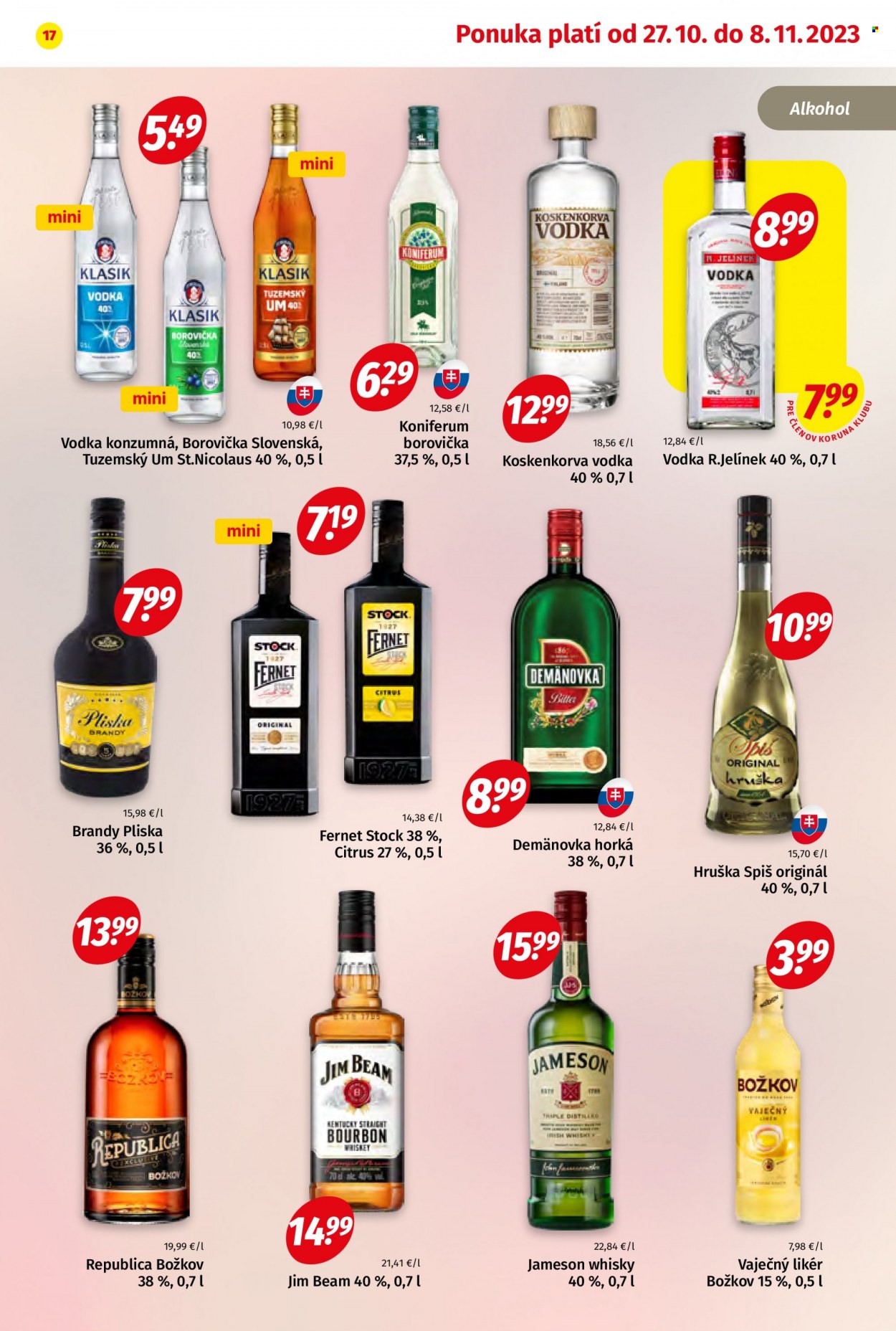 Leták Potraviny KORUNA - 27.10.2023 - 8.11.2023. Strana 17