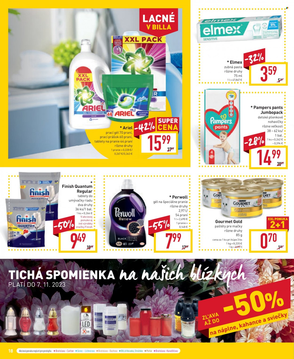 Leták Billa - 31.10.2023 - 7.11.2023. Strana 18