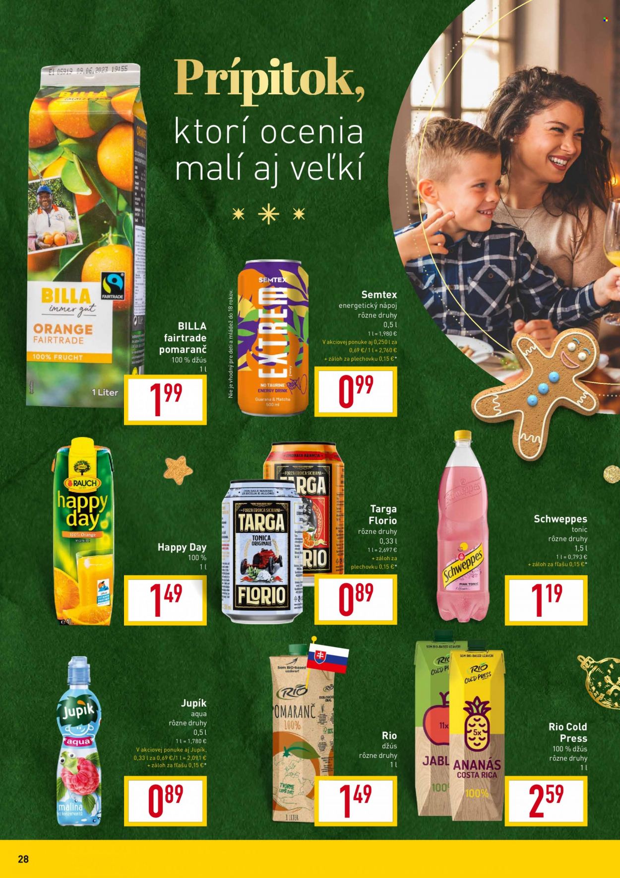 Leták Billa - 25.10.2023 - 24.12.2023. Strana 28