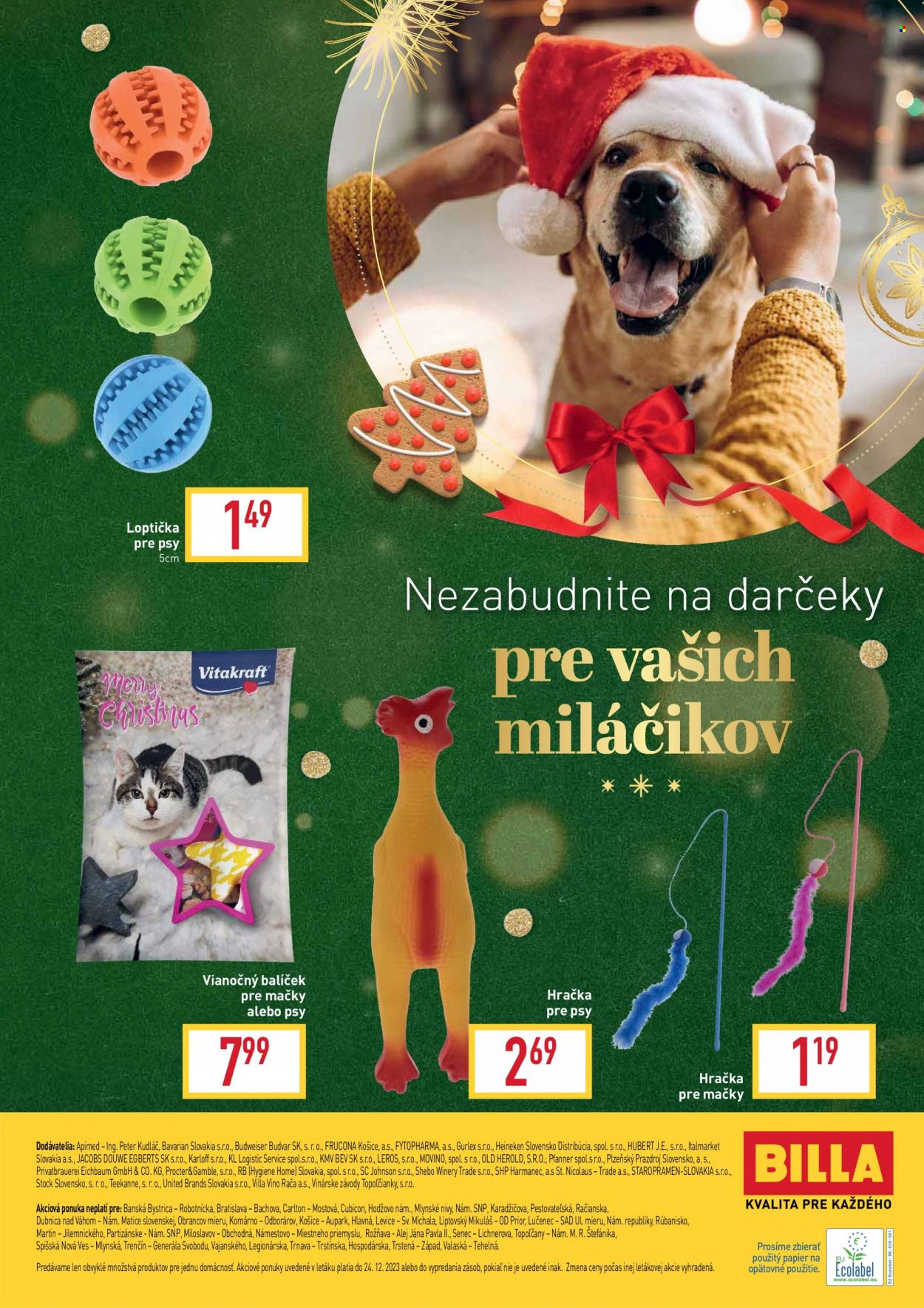 Leták Billa - 25.10.2023 - 24.12.2023. Strana 30