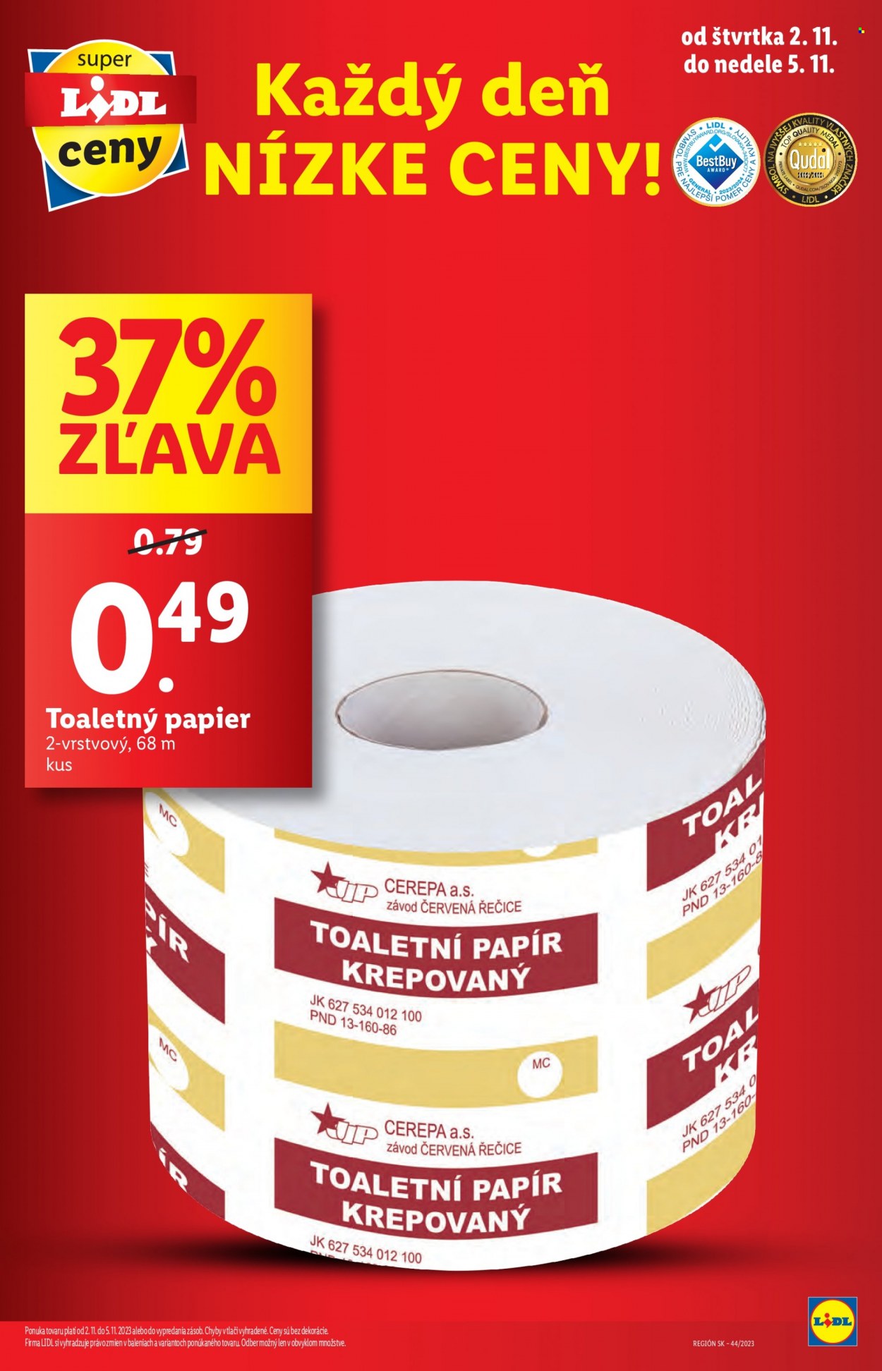 Leták Lidl - 2.11.2023 - 5.11.2023. Strana 9