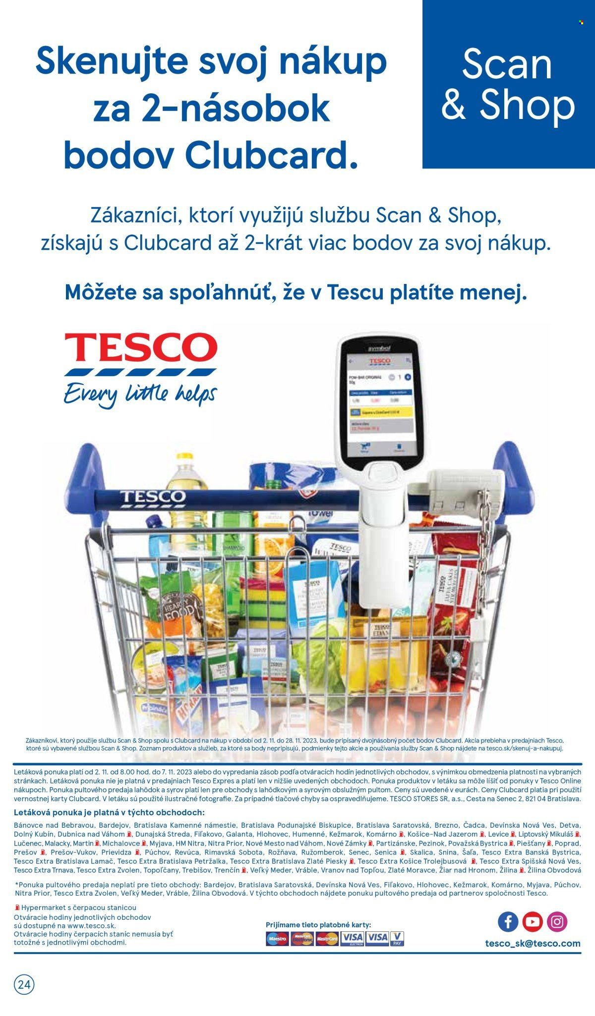 Leták TESCO - 2.11.2023 - 7.11.2023. Strana 24