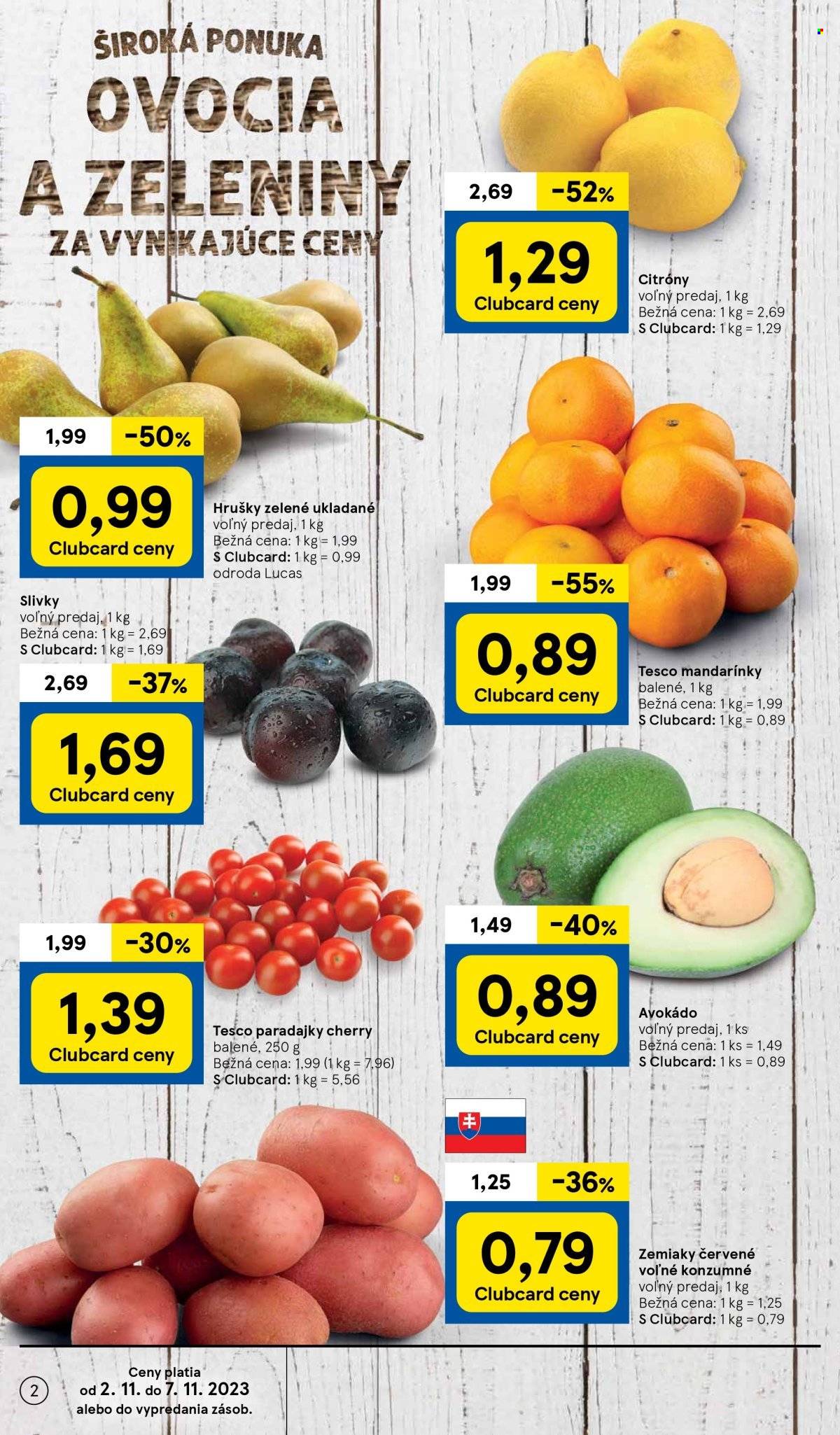 Leták TESCO supermarket - 2.11.2023 - 7.11.2023. Strana 2