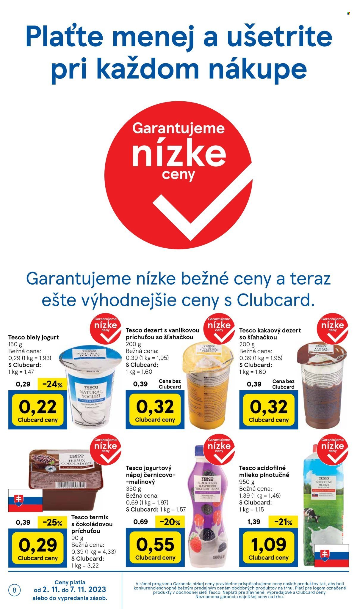 Leták TESCO supermarket - 2.11.2023 - 7.11.2023. Strana 8