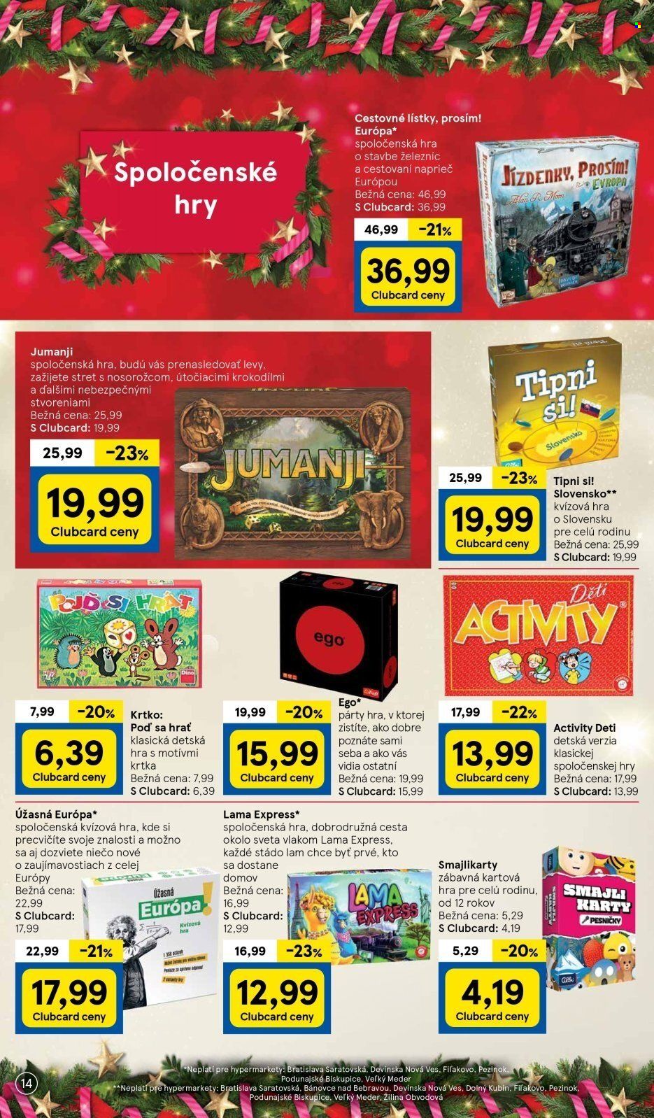 Leták TESCO - 31.10.2023 - 20.11.2023. Strana 14