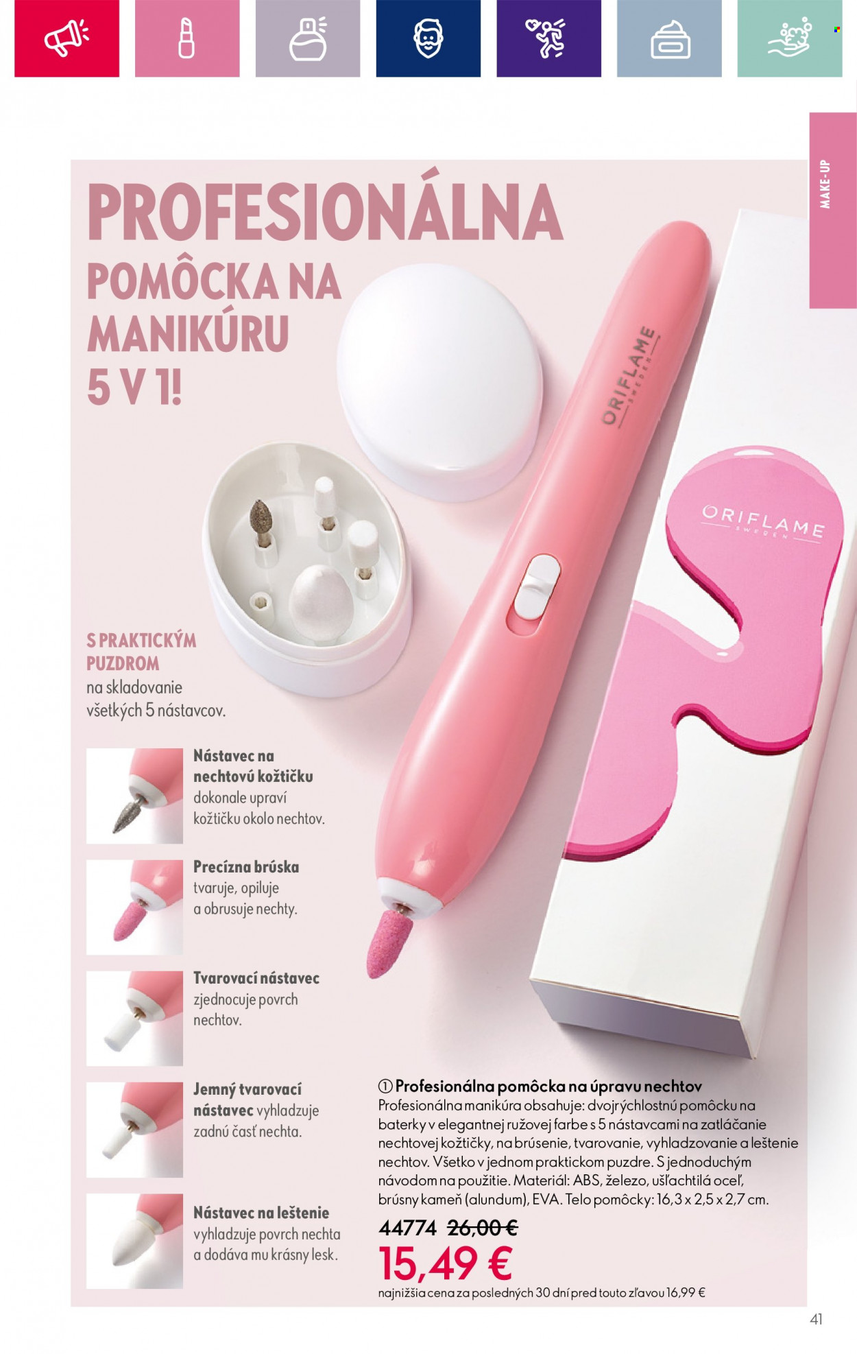Leták Oriflame - 31.10.2023 - 14.11.2023. Strana 41