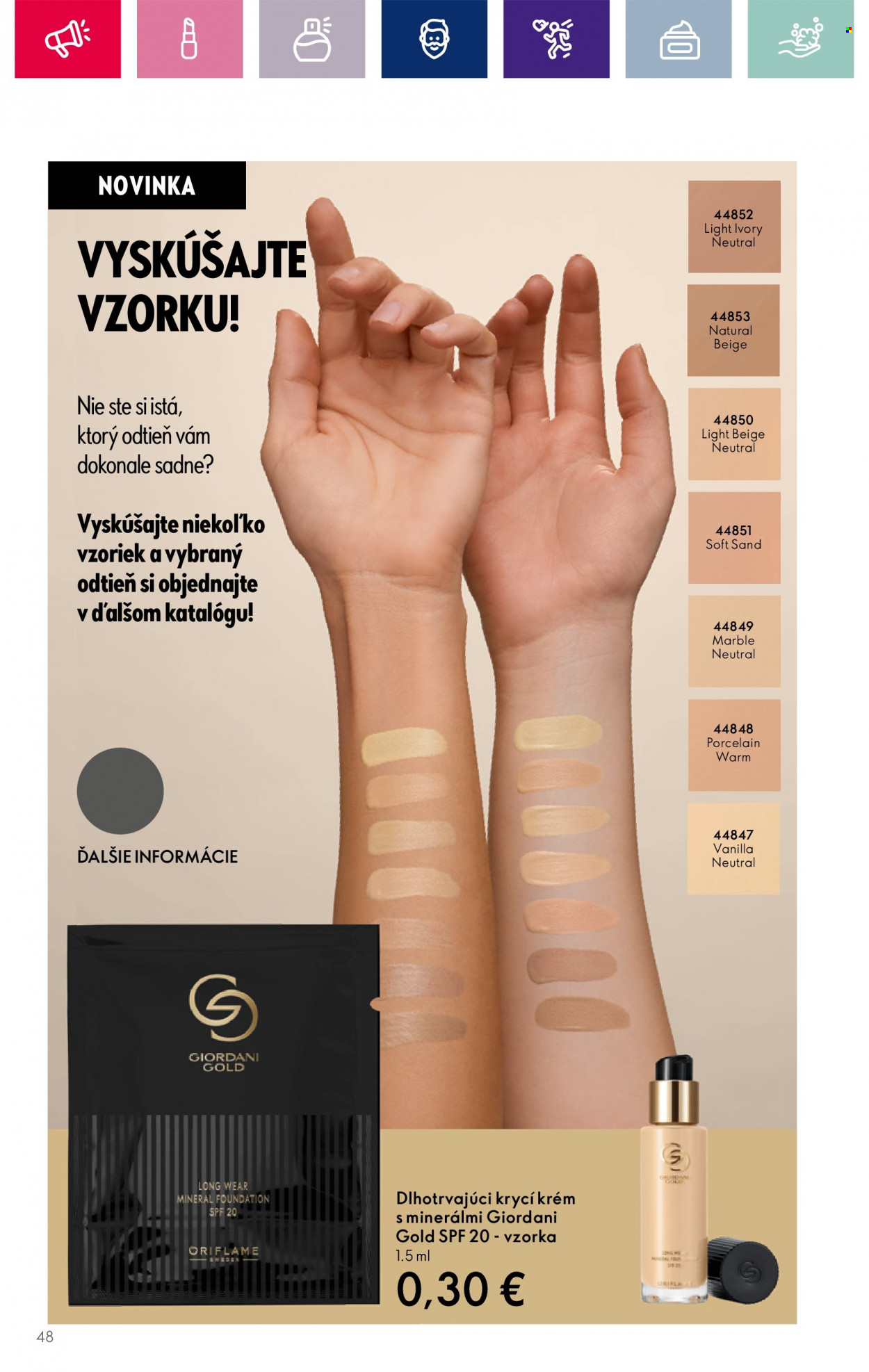 Leták Oriflame - 31.10.2023 - 14.11.2023. Strana 48