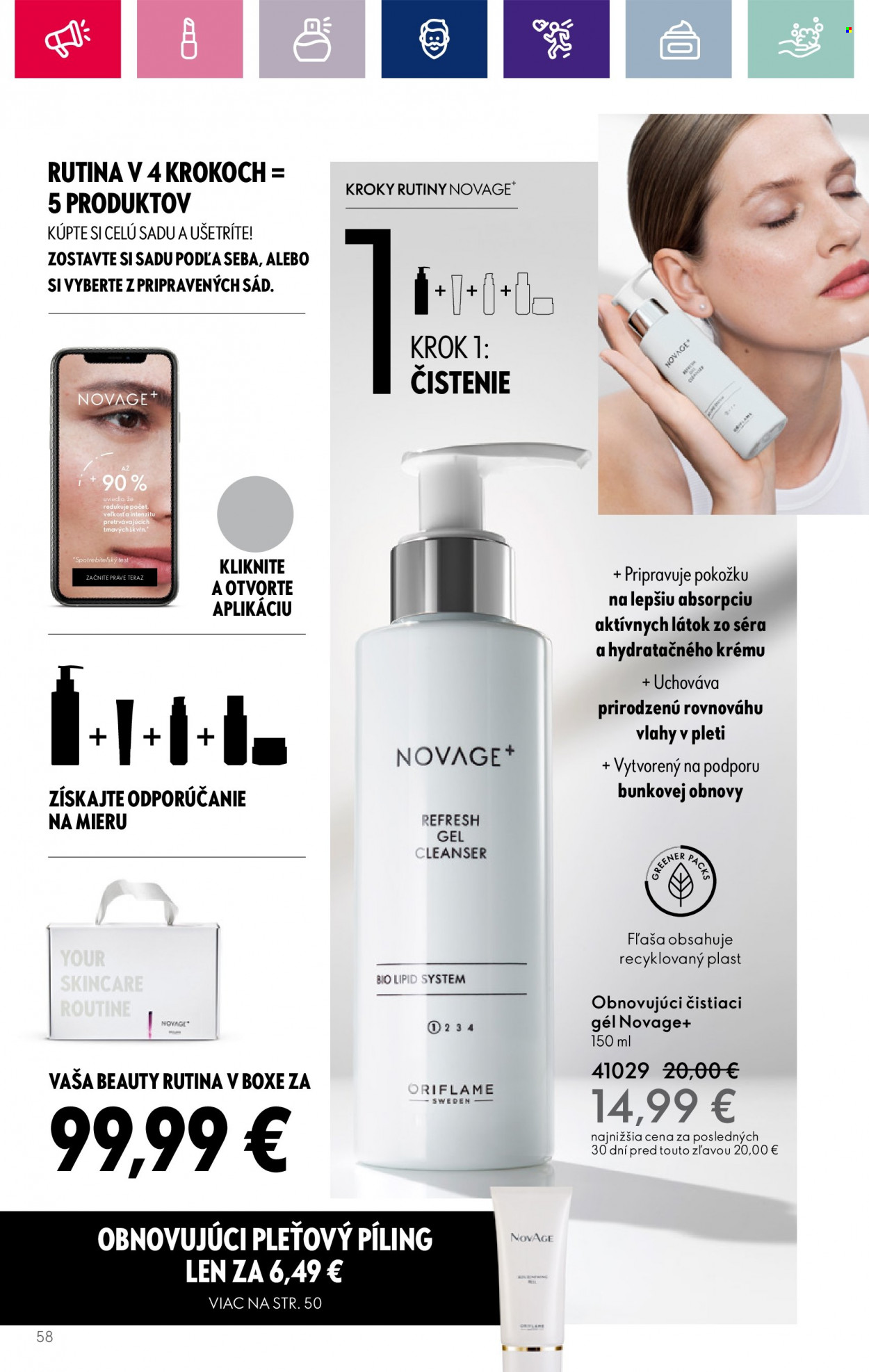 Leták Oriflame - 31.10.2023 - 14.11.2023. Strana 58