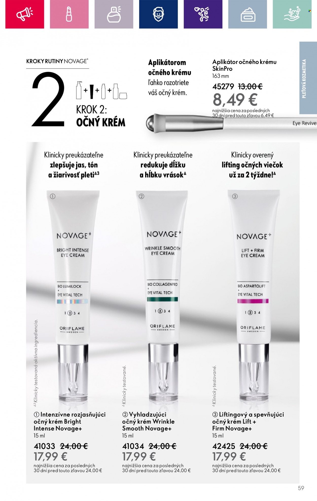 Leták Oriflame - 31.10.2023 - 14.11.2023. Strana 59