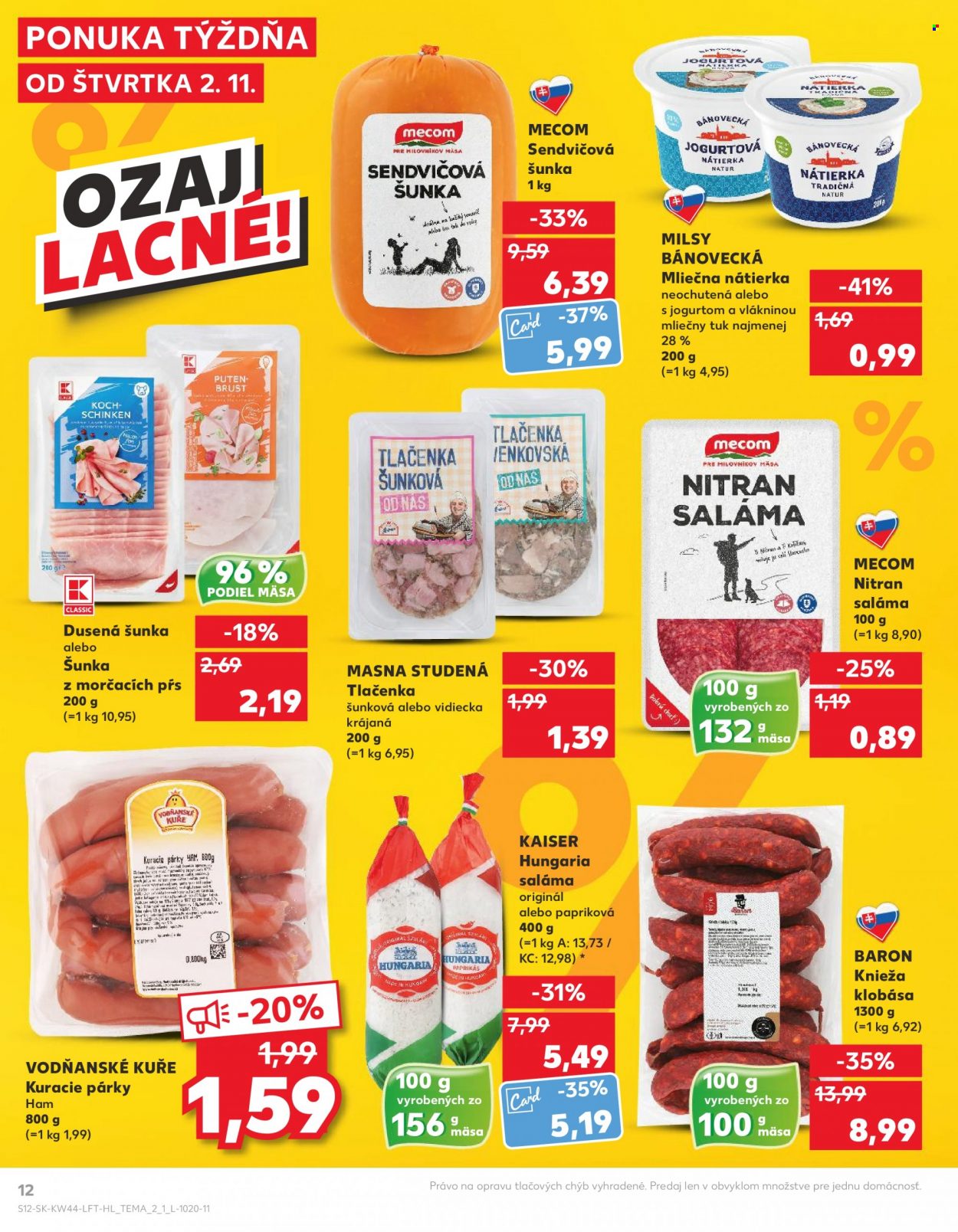 Leták Kaufland - 2.11.2023 - 8.11.2023. Strana 12