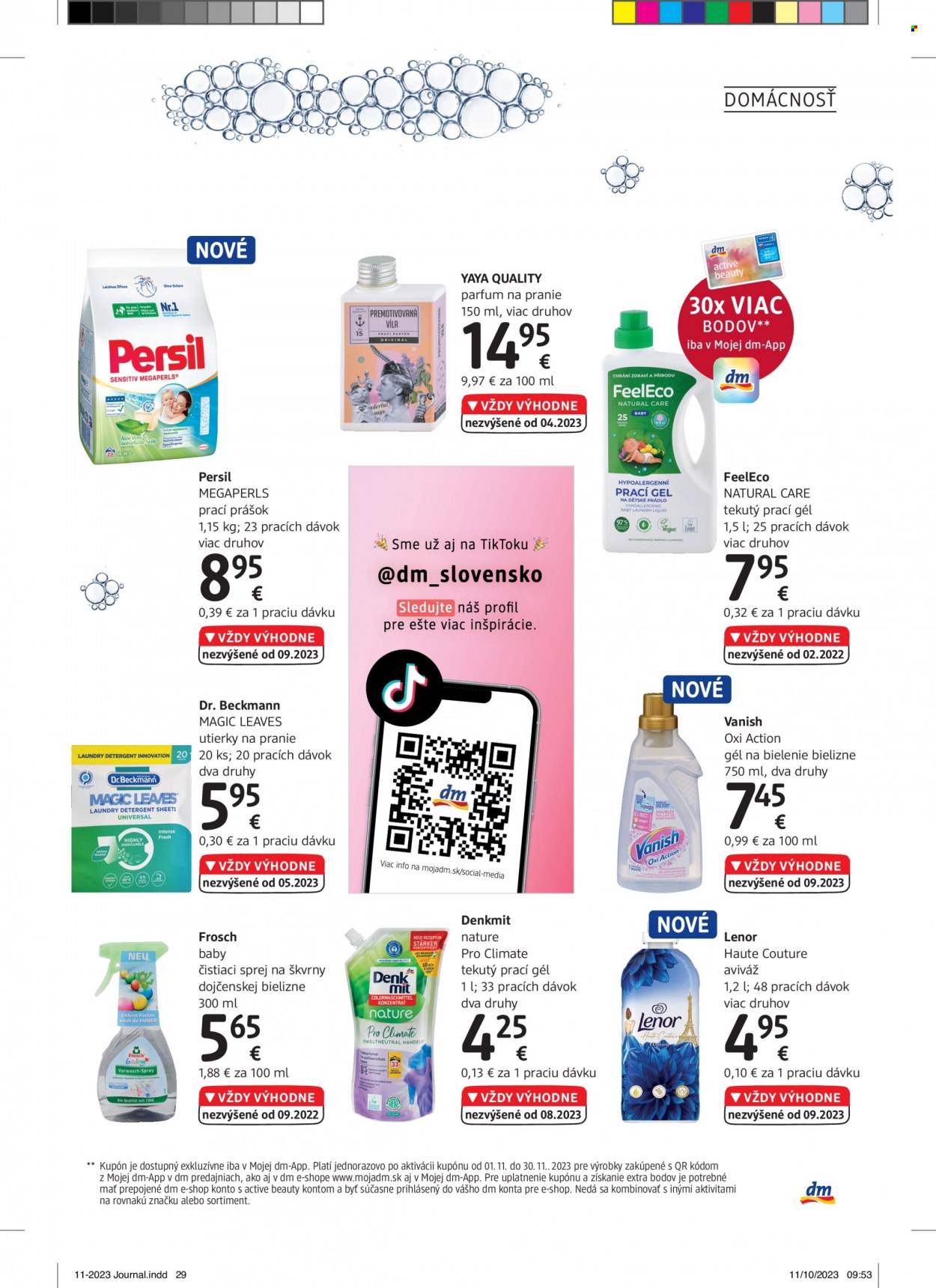Leták dm drogerie - 1.11.2023 - 30.11.2023. Strana 29