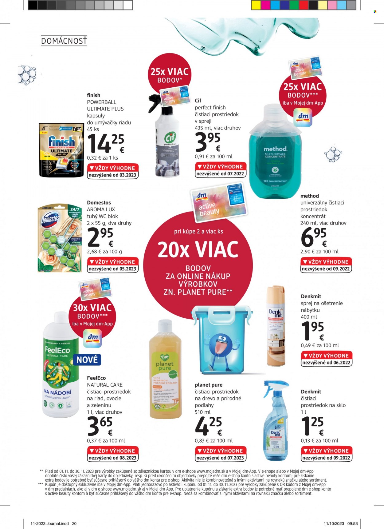 Leták dm drogerie - 1.11.2023 - 30.11.2023. Strana 30
