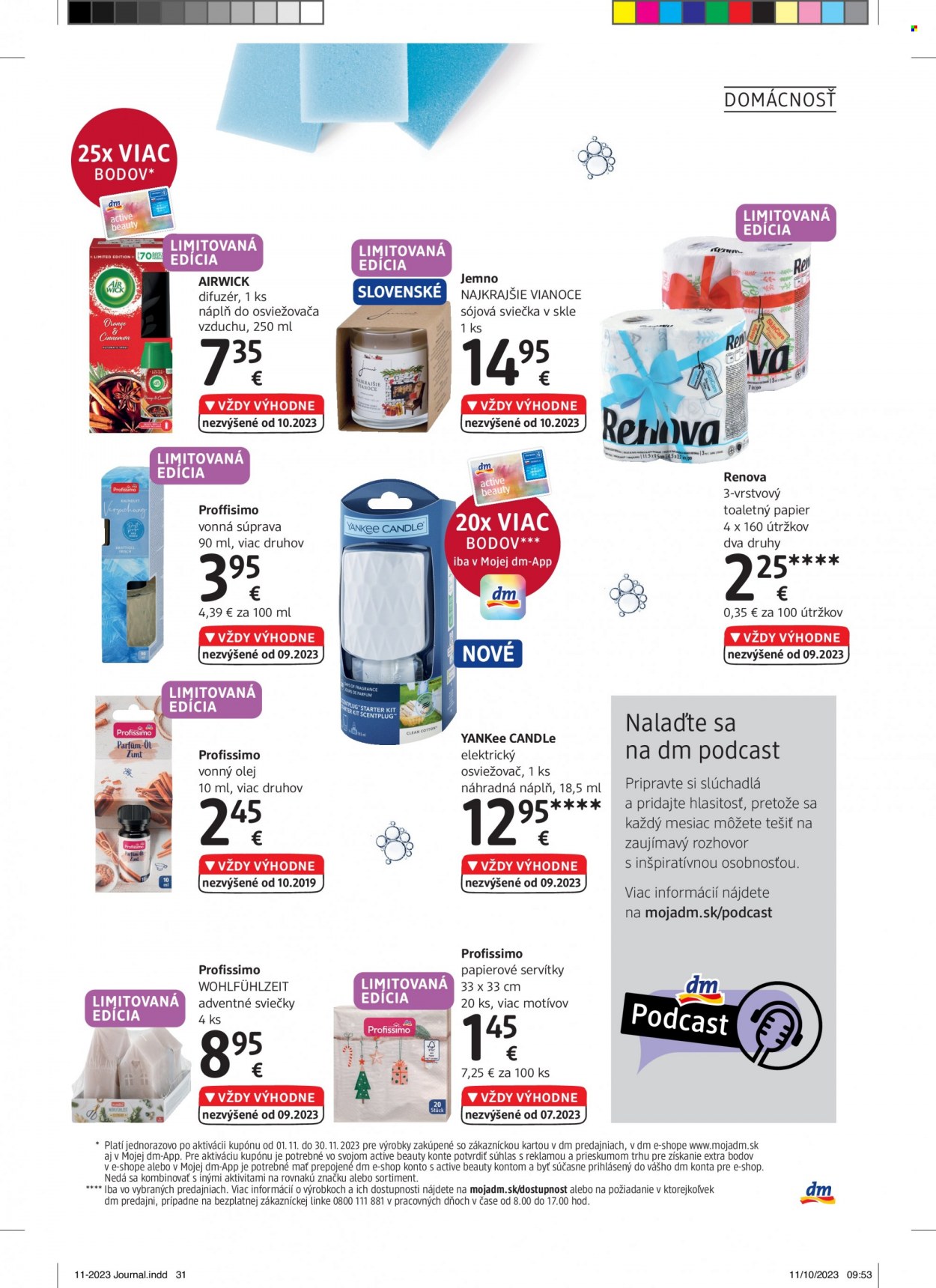 Leták dm drogerie - 1.11.2023 - 30.11.2023. Strana 31