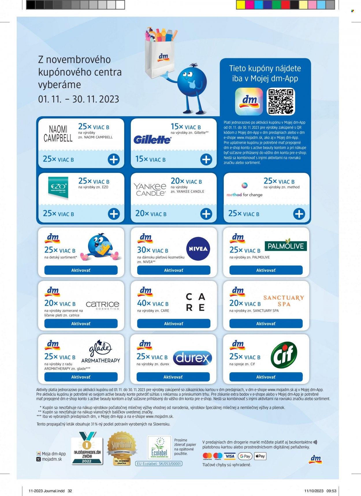 Leták dm drogerie - 1.11.2023 - 30.11.2023. Strana 32
