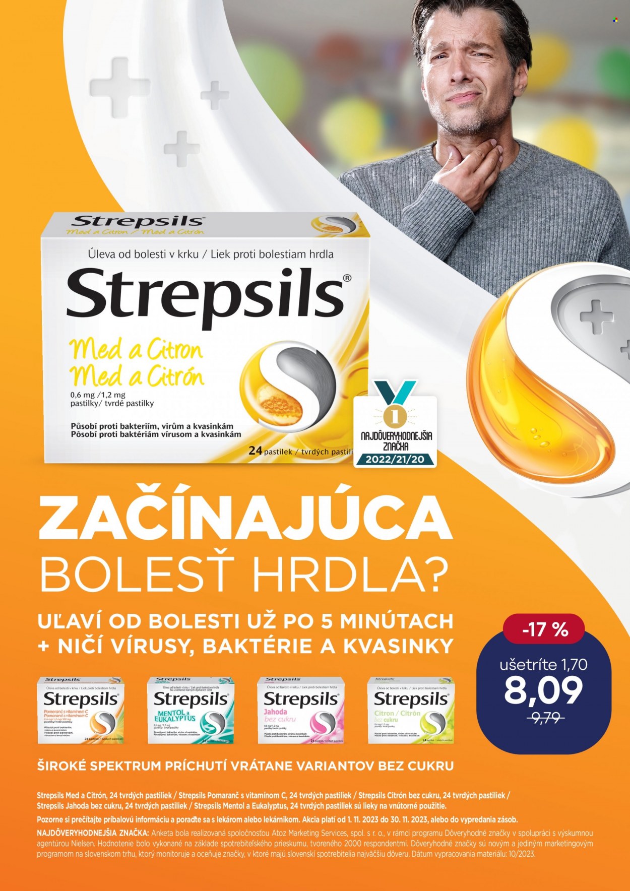 Leták Vaša lekáreň - 1.11.2023 - 30.11.2023. Strana 8