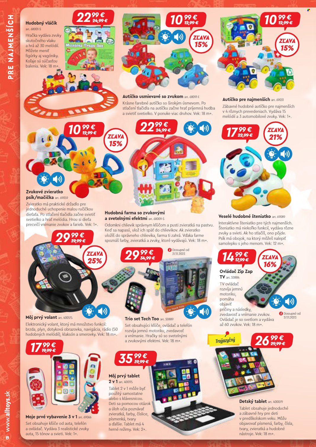 Leták Alltoys - 16.10.2023 - 31.12.2023. Strana 8