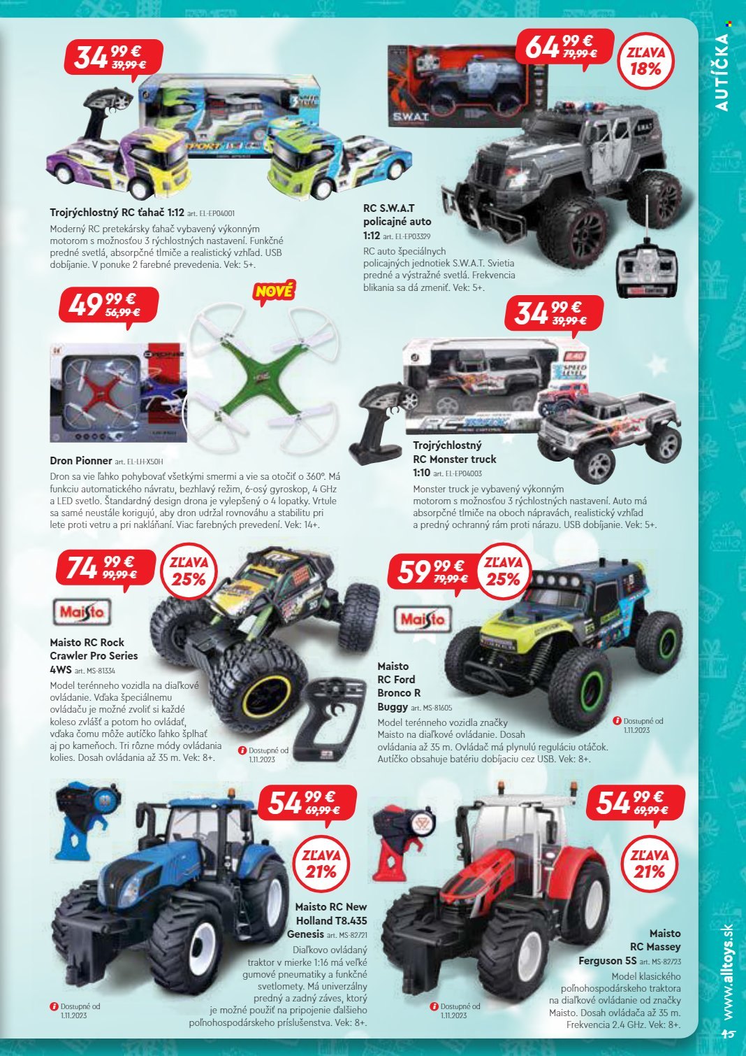 Leták Alltoys - 16.10.2023 - 31.12.2023. Strana 44