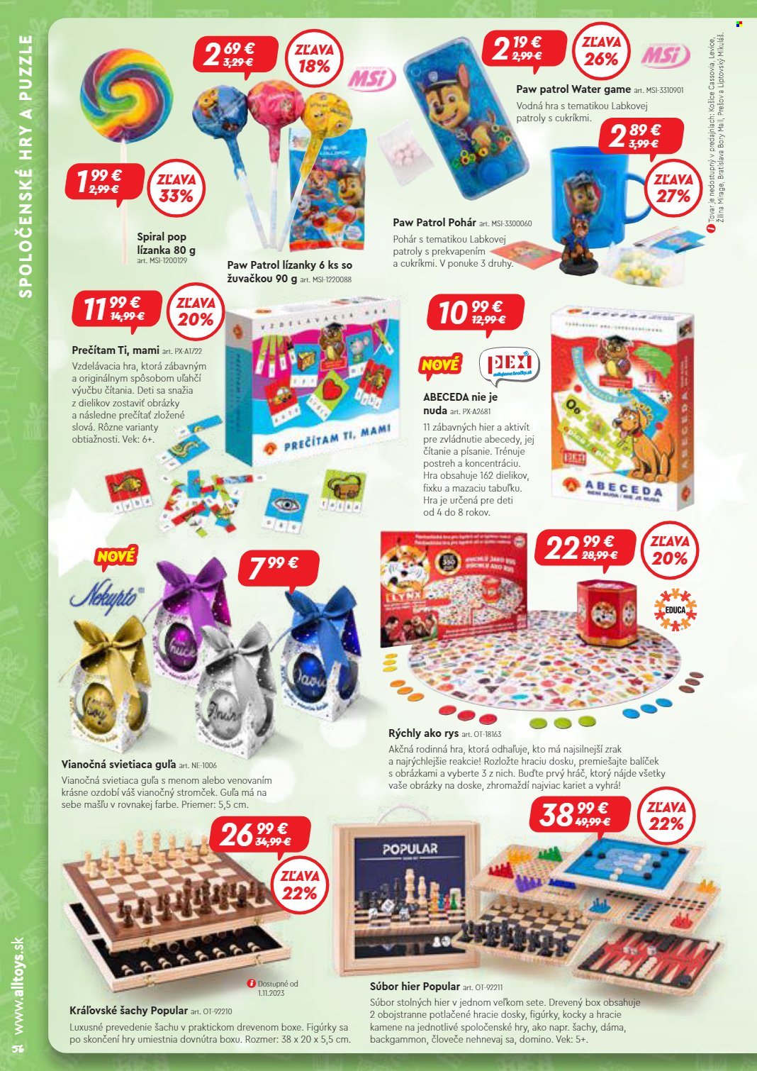 Leták Alltoys - 16.10.2023 - 31.12.2023. Strana 55