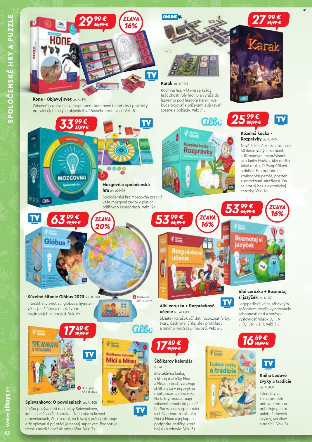 Leták Alltoys - 16.10.2023 - 31.12.2023. Strana 61