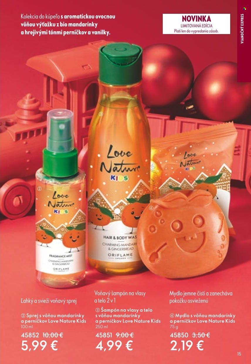 Leták Oriflame - 15.11.2023 - 5.12.2023. Strana 15
