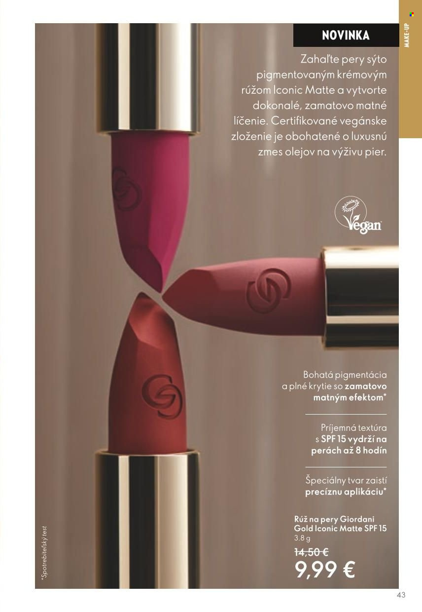 Leták Oriflame - 15.11.2023 - 5.12.2023. Strana 43