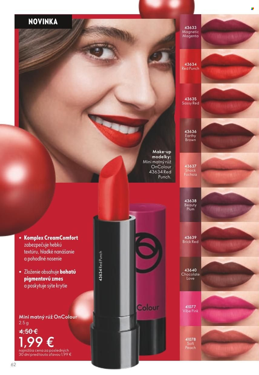 Leták Oriflame - 15.11.2023 - 5.12.2023. Strana 62