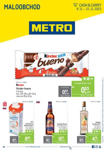 Leták Metro - 8.11.2023 - 21.11.2023.