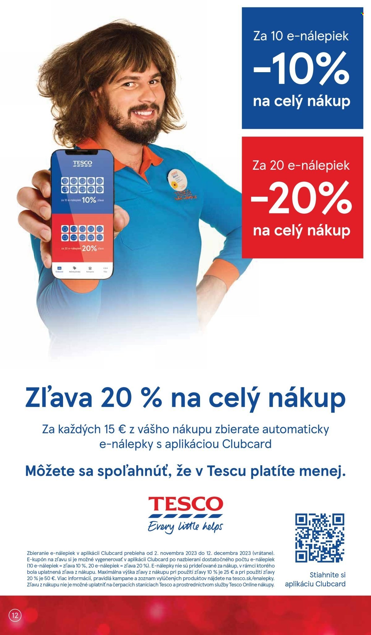 Leták TESCO - 8.11.2023 - 14.11.2023. Strana 12