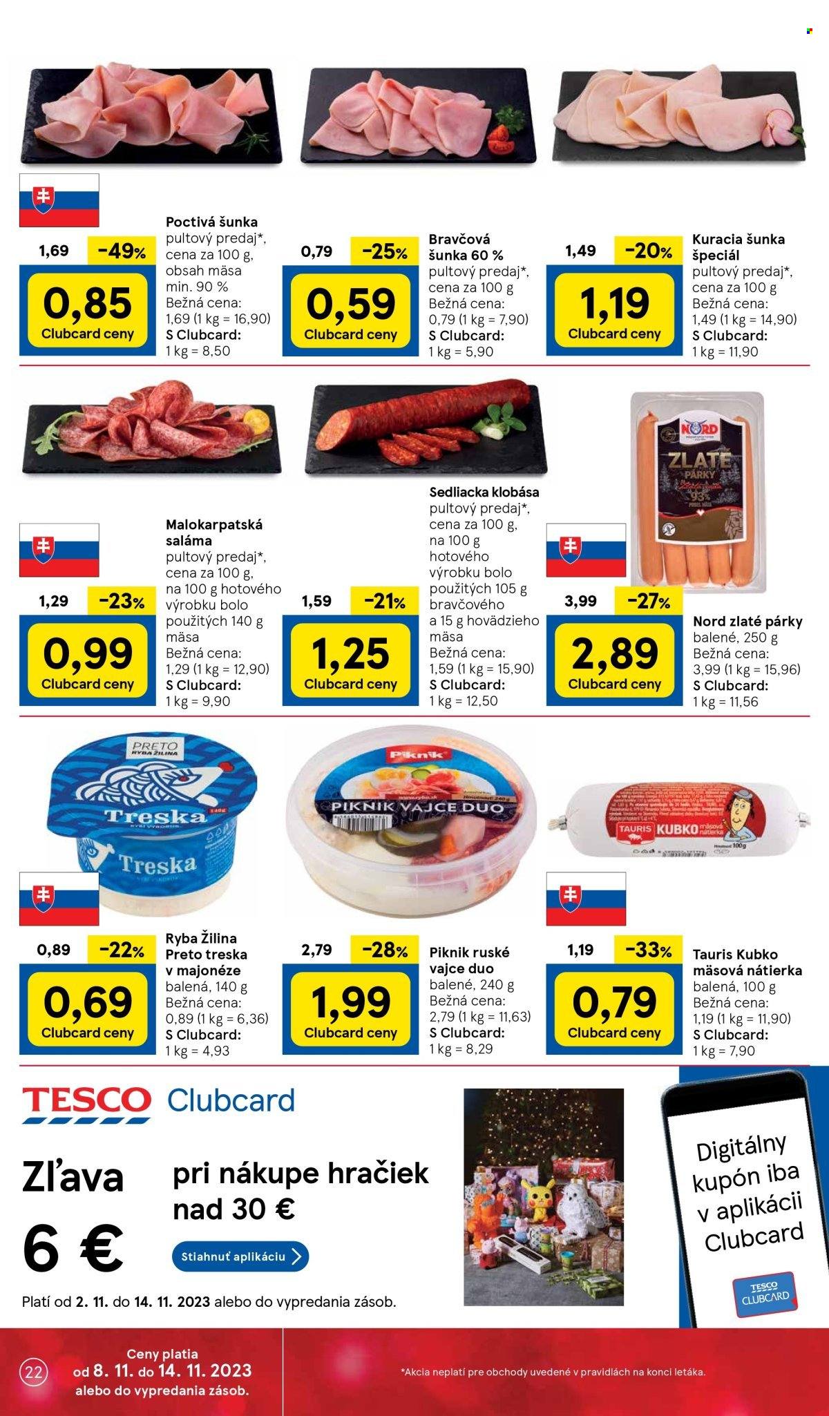 Leták TESCO - 8.11.2023 - 14.11.2023. Strana 22