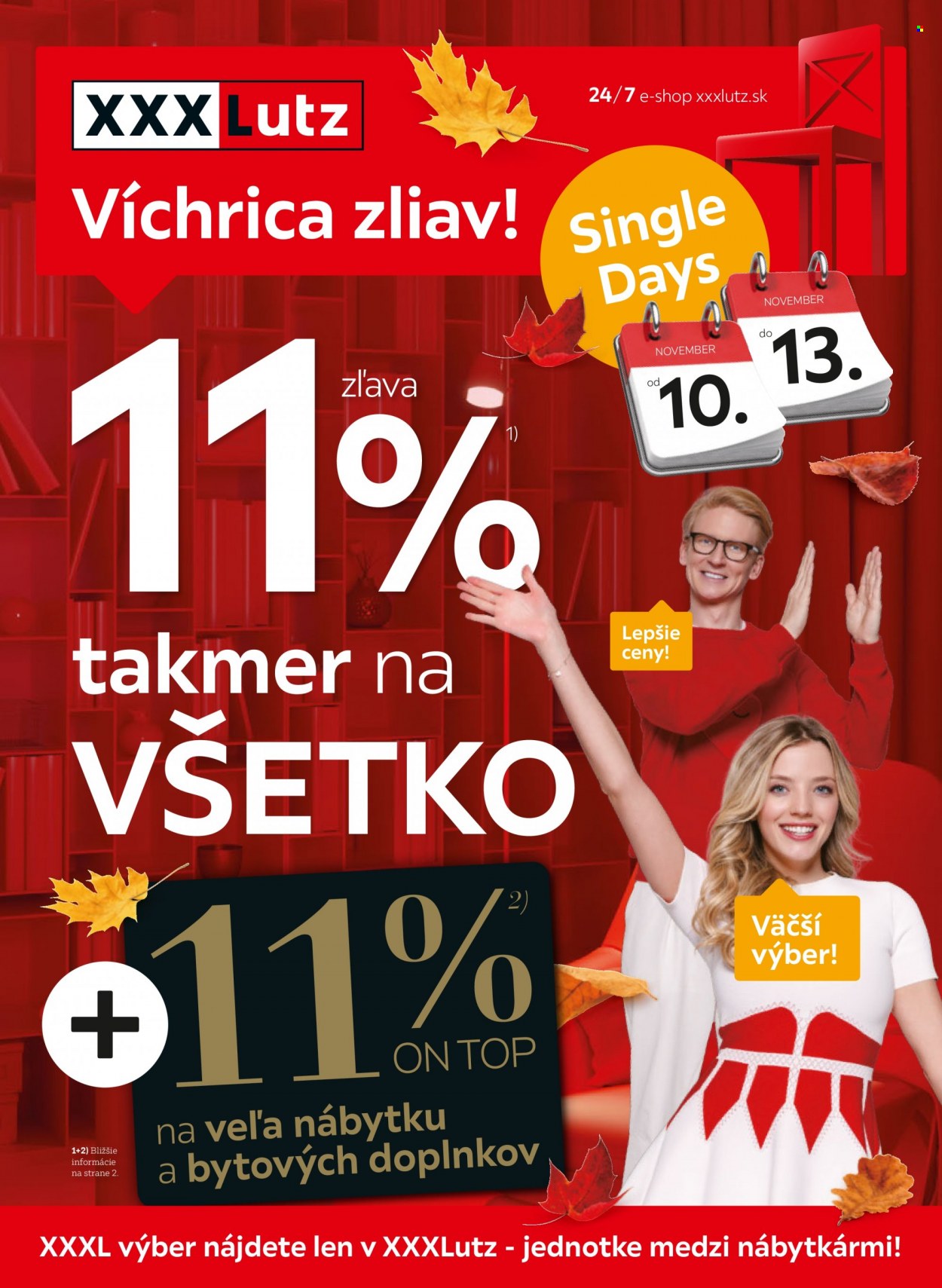 Leták XXXLutz - 6.11.2023 - 19.11.2023. Strana 1