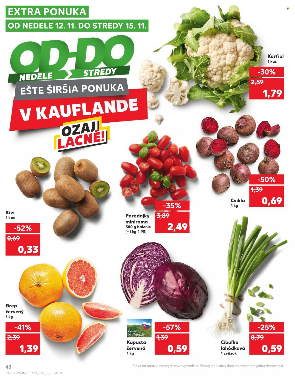 Leták Kaufland - 9.11.2023 - 15.11.2023. Strana 40