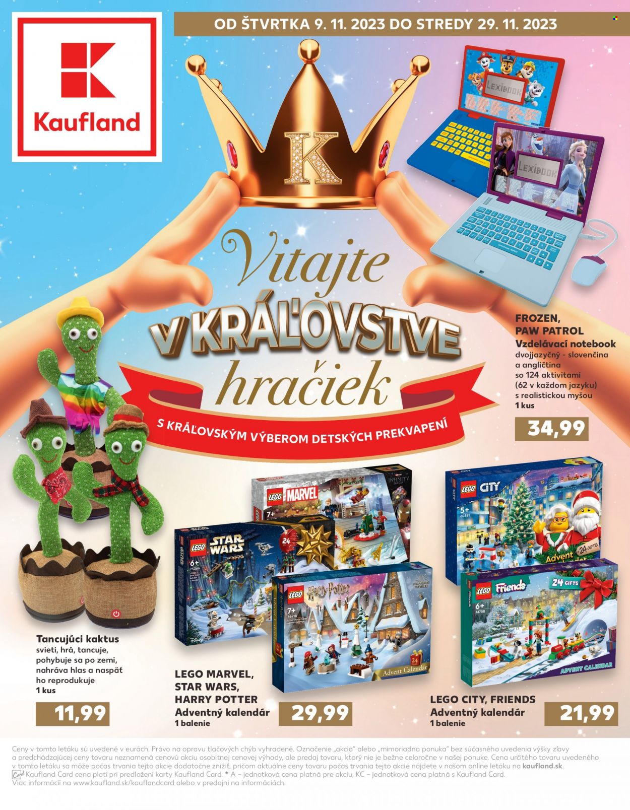 Leták Kaufland - 9.11.2023 - 29.11.2023. Strana 1