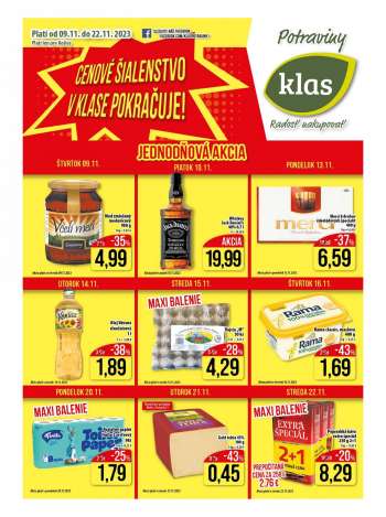 Leták Klas - 9.11.2023 - 22.11.2023.