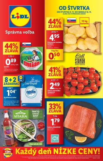 Leták Lidl - 9.11.2023 - 12.11.2023.