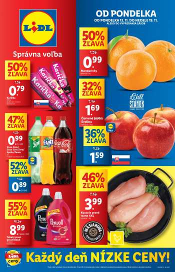 Leták Lidl - 13.11.2023 - 19.11.2023.