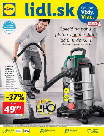 Leták Lidl - 6.11.2023 - 12.11.2023.
