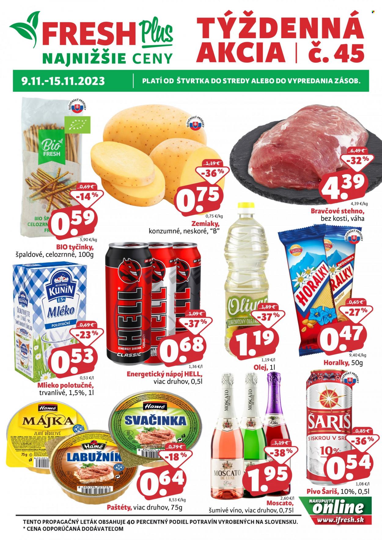 Leták FRESH - 9.11.2023 - 15.11.2023. Strana 1