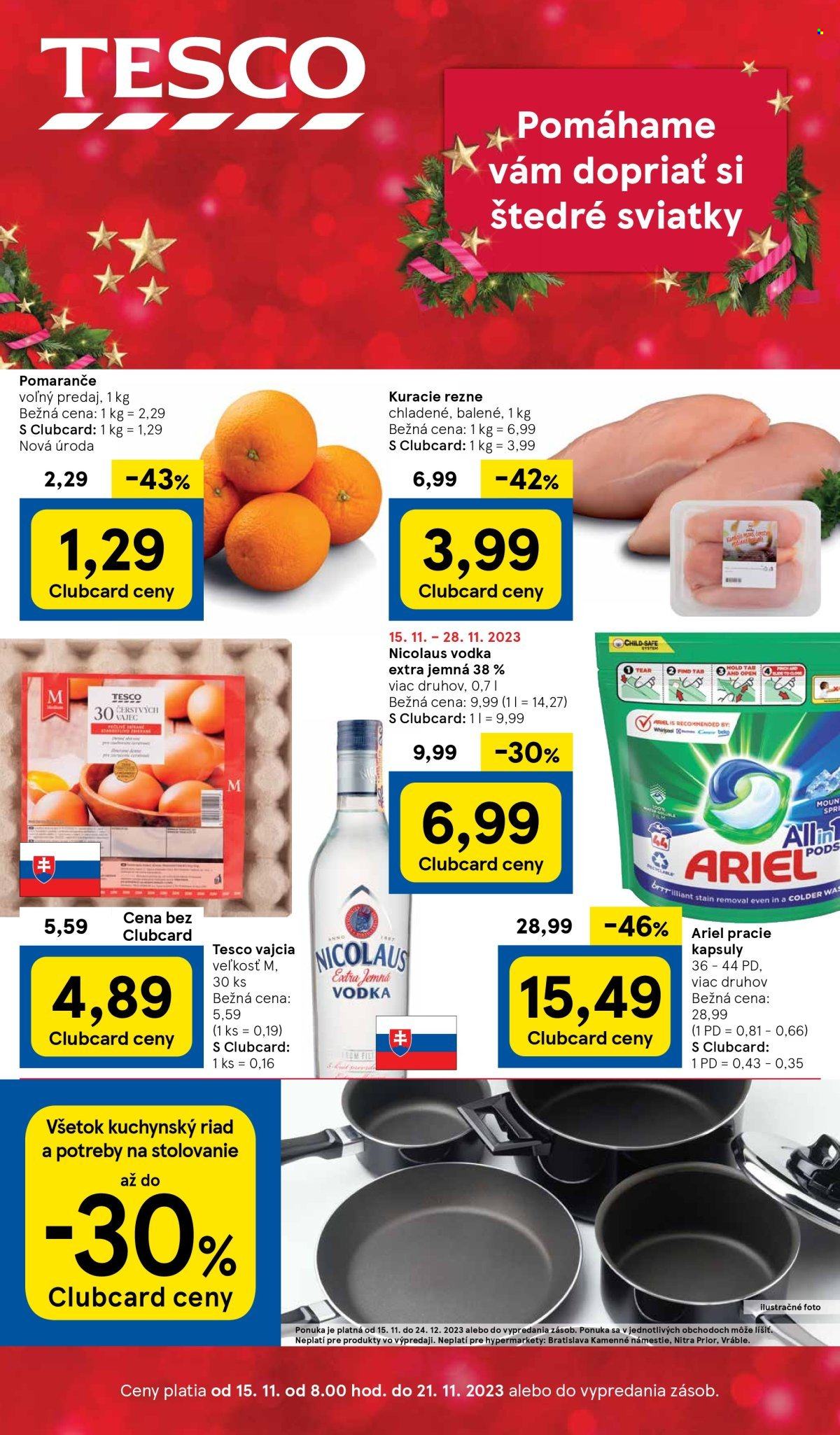 Leták TESCO - 15.11.2023 - 21.11.2023. Strana 1