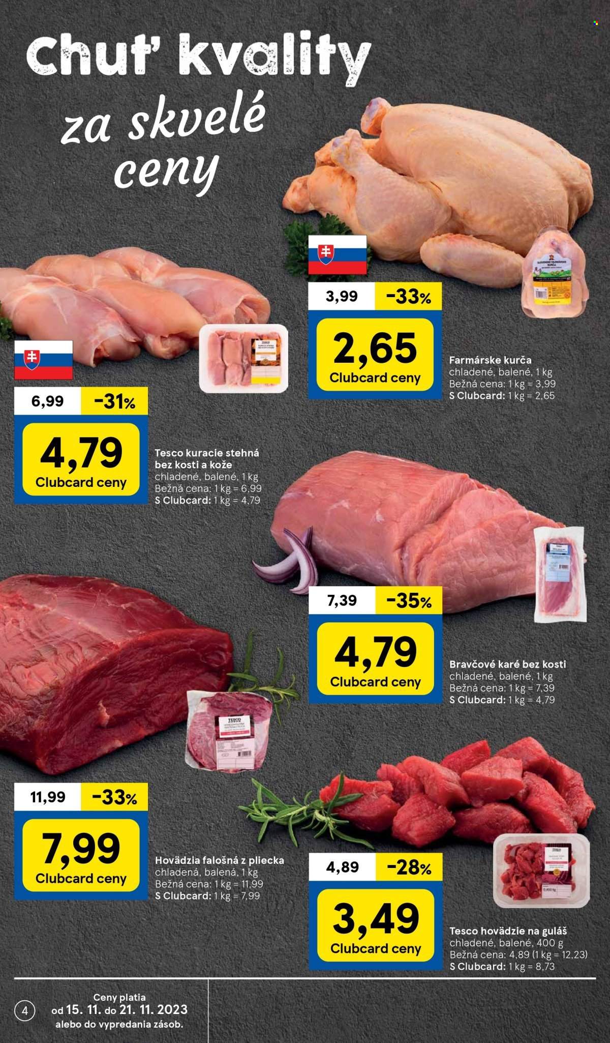 Leták TESCO supermarket - 15.11.2023 - 21.11.2023. Strana 4