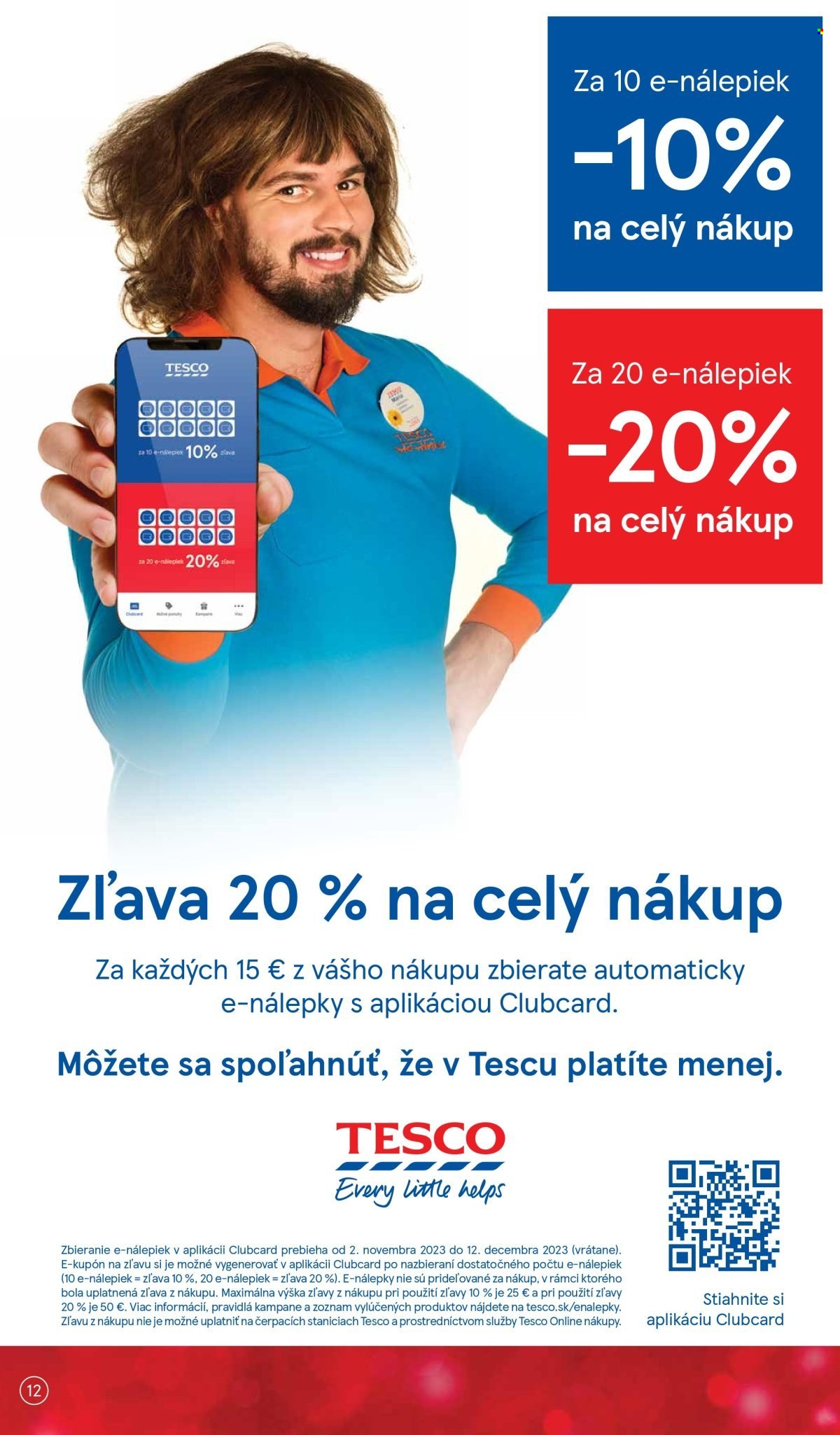 Leták TESCO supermarket - 15.11.2023 - 21.11.2023. Strana 12
