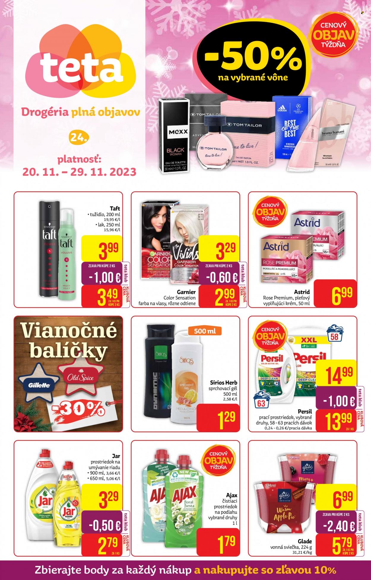 Leták Teta drogerie - 20.11.2023 - 29.11.2023. Strana 1