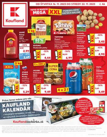 Leták Kaufland - 16.11.2023 - 22.11.2023.