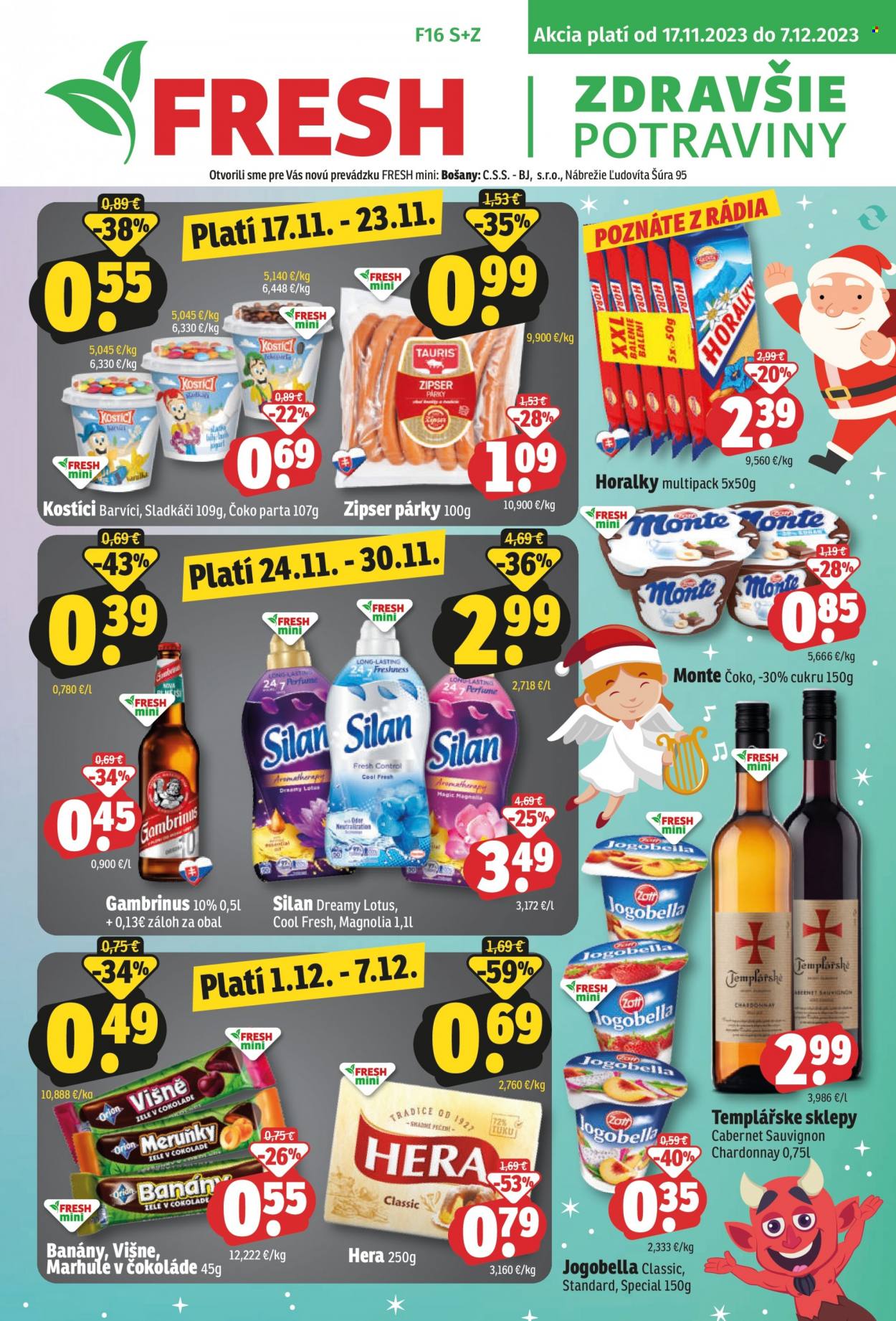 Leták FRESH - 17.11.2023 - 7.12.2023. Strana 1