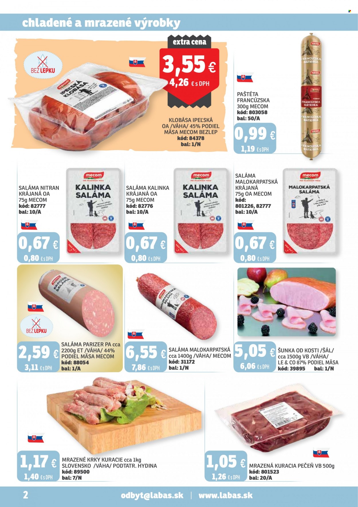 Leták Labaš - 17.11.2023 - 30.11.2023. Strana 2