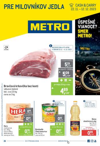 Leták Metro - 22.11.2023 - 12.12.2023.