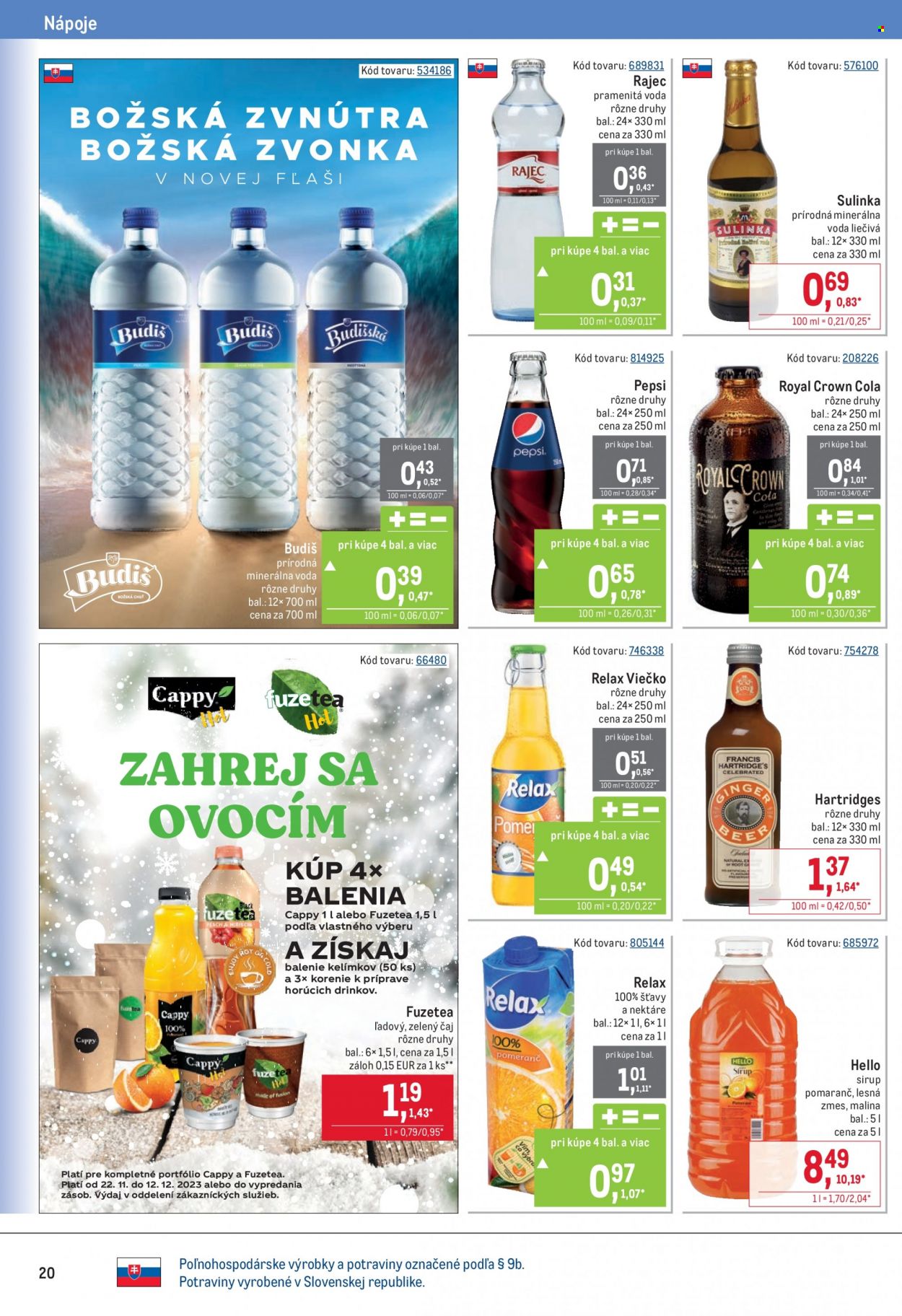 Leták Metro - 22.11.2023 - 12.12.2023. Strana 20