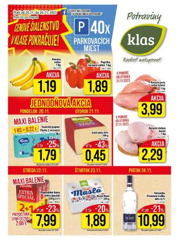 Leták Klas - 20.11.2023 - 26.11.2023.