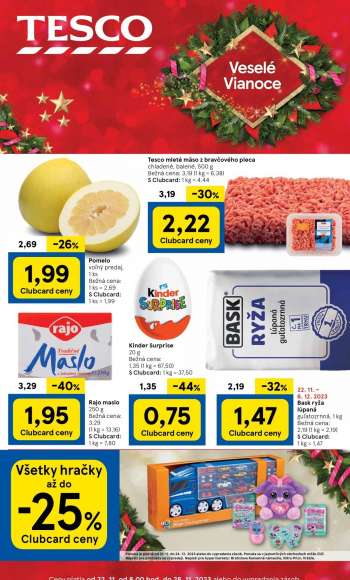 Leták TESCO - 22.11.2023 - 28.11.2023.