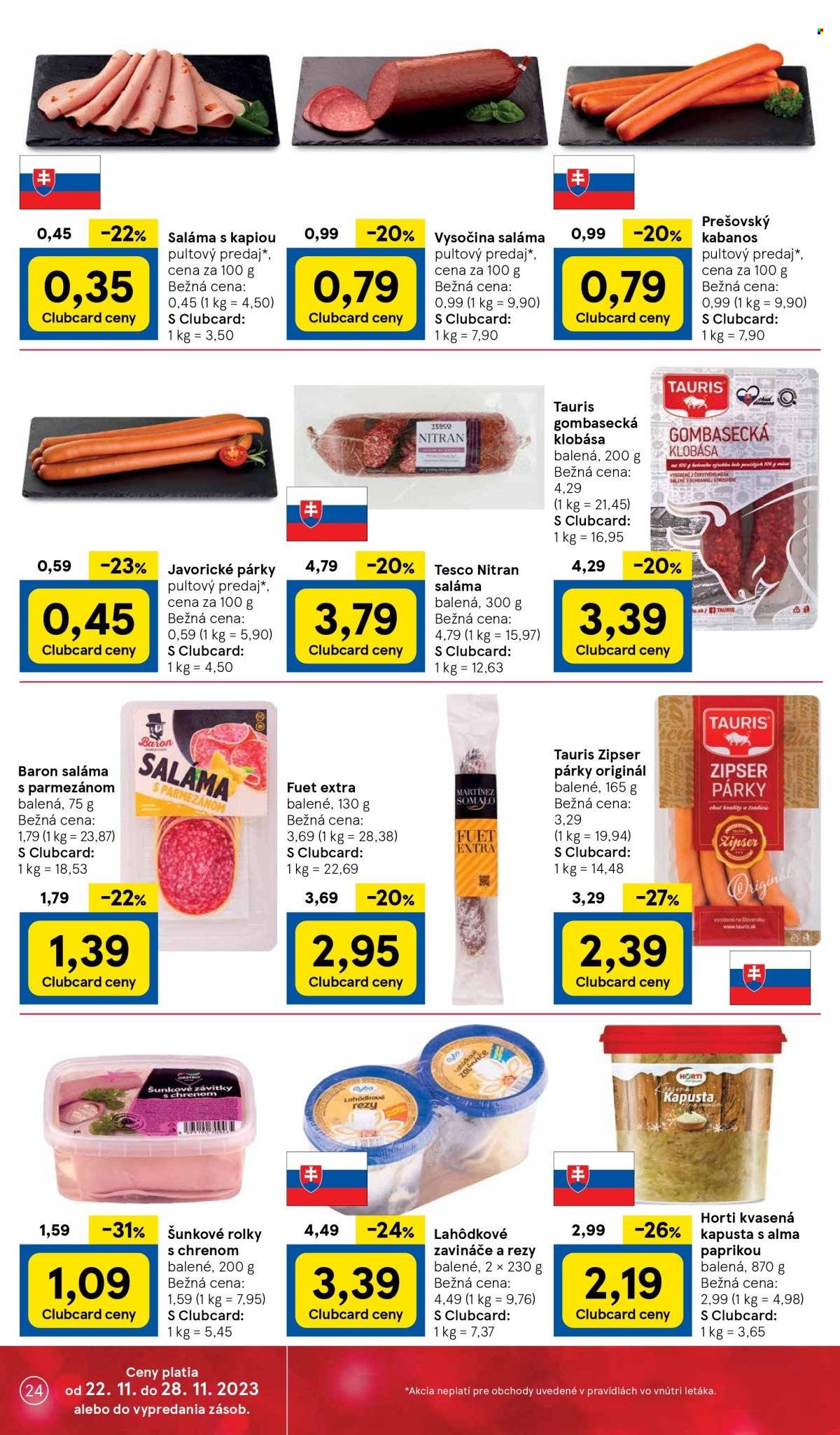 Leták TESCO - 22.11.2023 - 28.11.2023. Strana 24