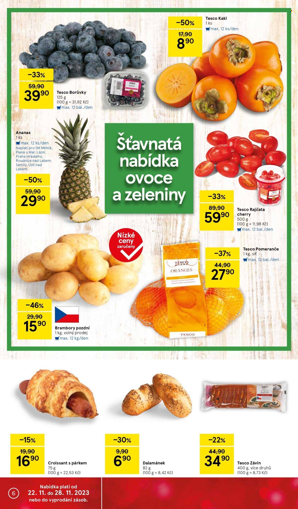 Leták TESCO supermarket - 22.11.2023 - 28.11.2023. Strana 6